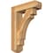 Ekena Millwork Merced Craftsman Rough Sawn Bracket w/ Offset Brace, Western Red Cedar, 6"W x 20"D x 28"H BKT0604X20X28MRC04RWR - alternate 1